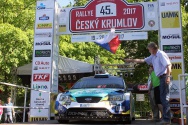 Rallye Český Krumlov: Start soutěže